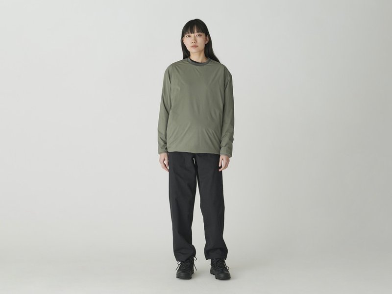 TAKIBI Chino 寬版長褲 黑色 - 中性長褲/短褲 - 棉．麻 黑色