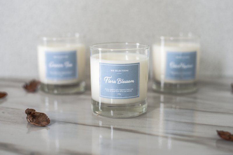 Korean fast scented candle - น้ำหอม - ขี้ผึ้ง ขาว