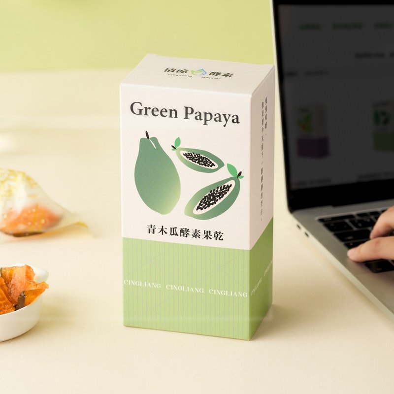 【辦公室點心】青木瓜酵素果乾分享盒 -台灣伴手禮、送禮推薦 - 水果乾 - 紙 