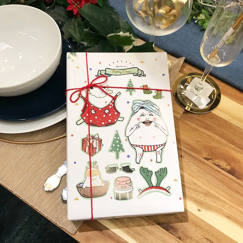 Christmas gift limited - egg treasure gift box group (2 combinations) - การ์ด/โปสการ์ด - กระดาษ สีแดง