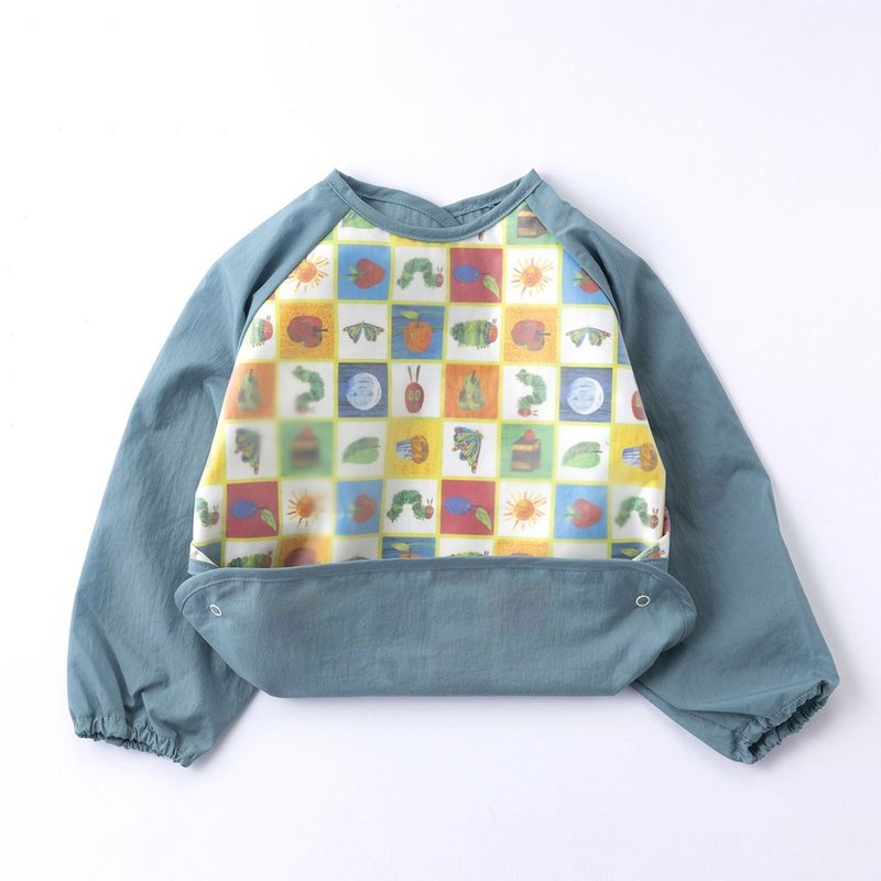 [cocowalk] Long-sleeved waterproof bib jacket - The Very Hungry Caterpillar picture book collaboration (two colors available) - Bibs - Nylon Multicolor