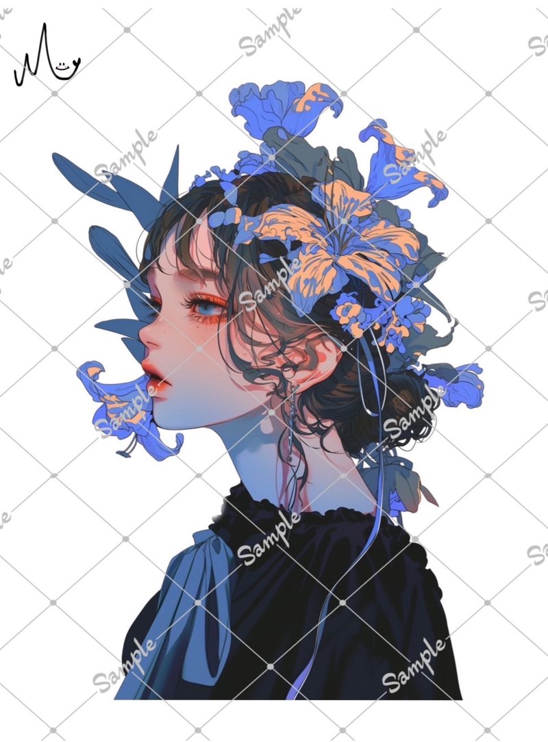 オリジナル人物ステッカー - 貼紙 - 紙 