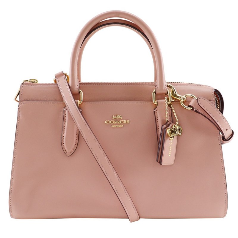 【日本直送】コーチ COACH セレーナ ボンドバッグ ハンドバッグ 2WAYショルダー セレーナゴメスコラボ 39290 レザー ピンク レディース【中古】 - 手提包/手提袋 - 真皮 粉紅色