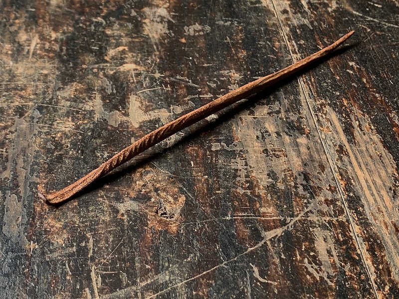 Woodcut tea needle-1 - ถ้วย - ไม้ สีนำ้ตาล