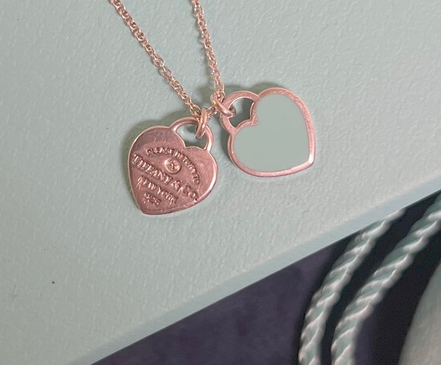 ティファニーグリーンハートシェイプ 925 スターリングシルバー