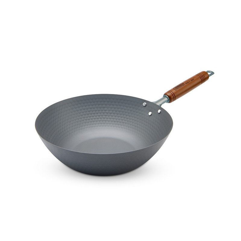 Japan's Tsubame Sanjo iron flow top suffocating iron pot series hammer eye Beijing pot 27cm - Cookware - Other Metals 