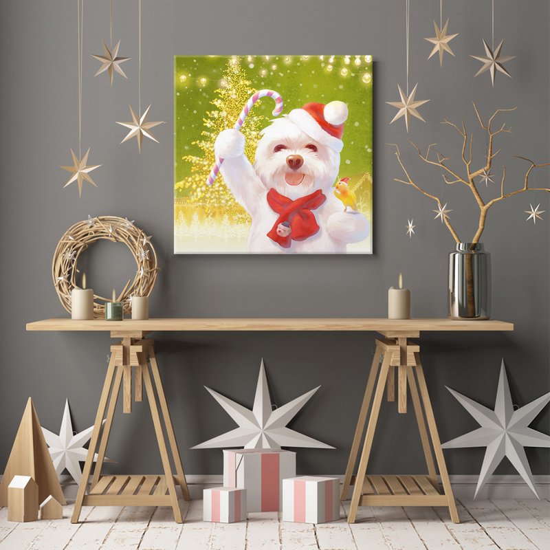 小鐵君複製畫 + 狗狗票卡包 經典收藏 - 海報/掛畫/掛布 - 其他材質 綠色