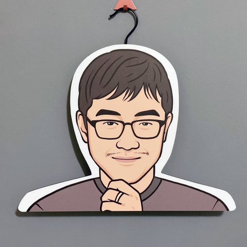 FunPrint 客製禮物 【客製化禮物】插畫人形衣架