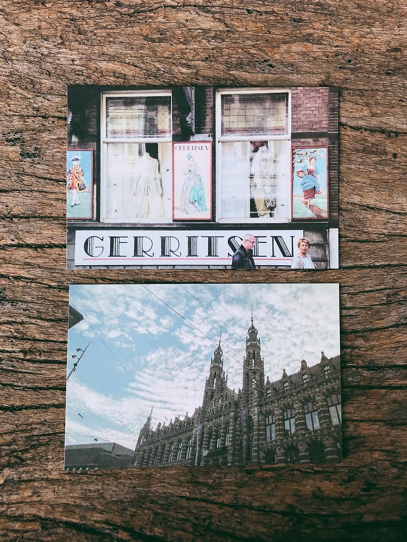世界的風景。阿姆斯特丹 攝影明信片 兩張一組 青青的島 - 心意卡/卡片 - 紙 