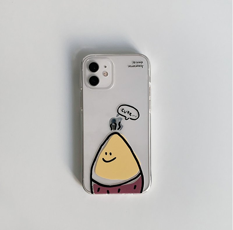 【In stock】Mobile phone protective soft case | Cute Kumi Jelly Phone Case - เคส/ซองมือถือ - วัสดุอื่นๆ สีใส