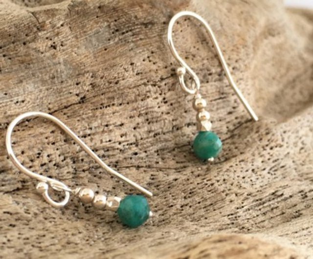 Aventurine ◇SVピアス／イヤリング - Shop saesumikoru Earrings