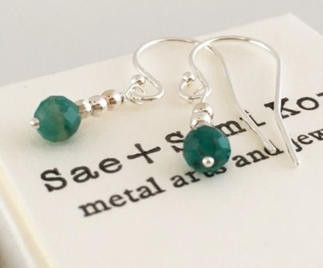 Aventurine ◇SVピアス／イヤリング - Shop saesumikoru Earrings