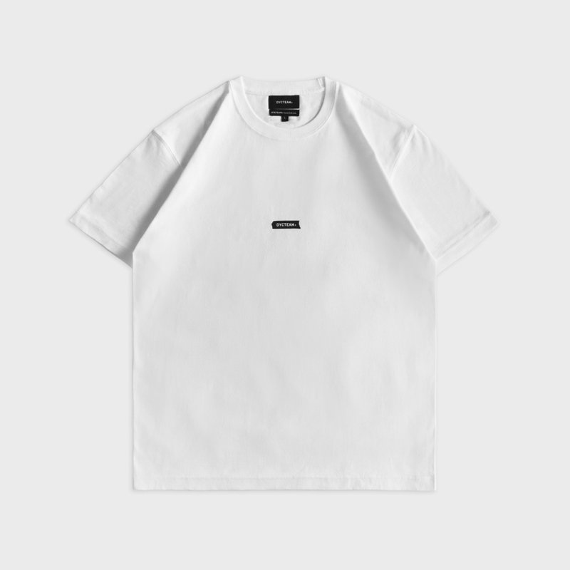 DYCTEAM - 紙膠帶重磅TEE (white) - 男 T 恤 - 其他材質 白色