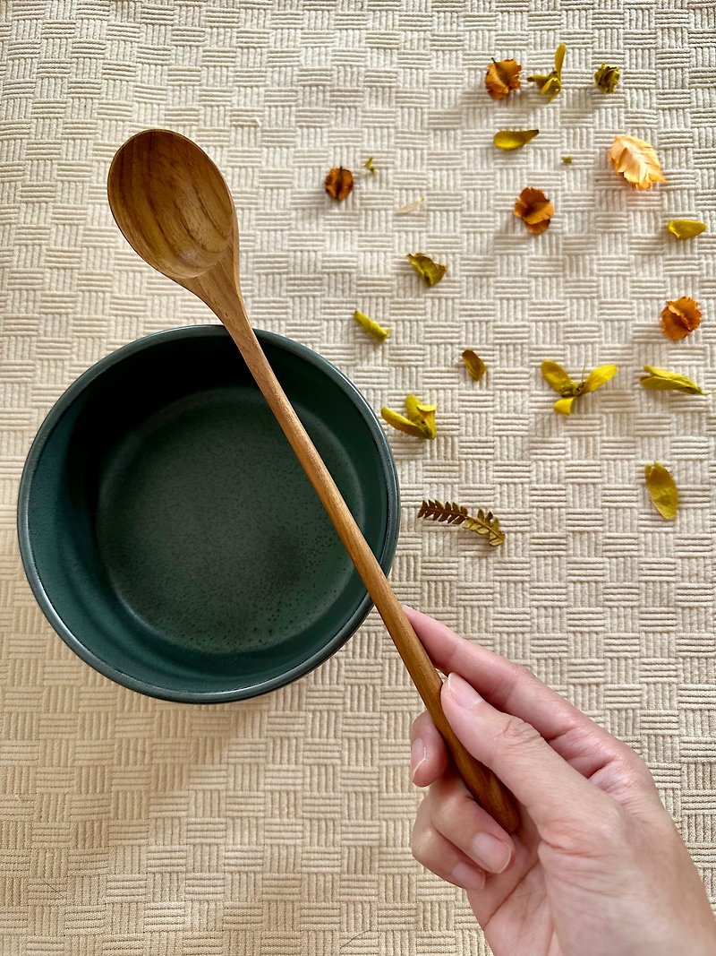tang | 木湯匙 | 柚木湯匙 | 長木湯匙 - 餐具/刀叉湯匙 - 木頭 咖啡色