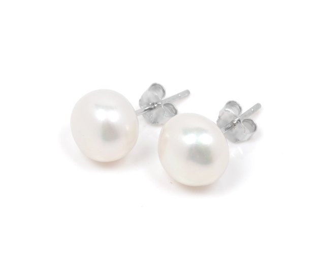 Zhengjia Jewelry] 淡水パール クラシックパール スタッドピアス