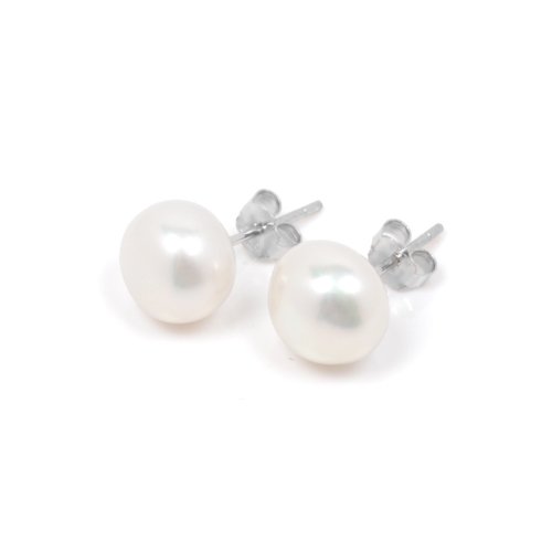 正佳珠寶 Gemsrich Jewelry 【正佳珠寶】淡水珍珠 經典珍珠耳釘925銀白K