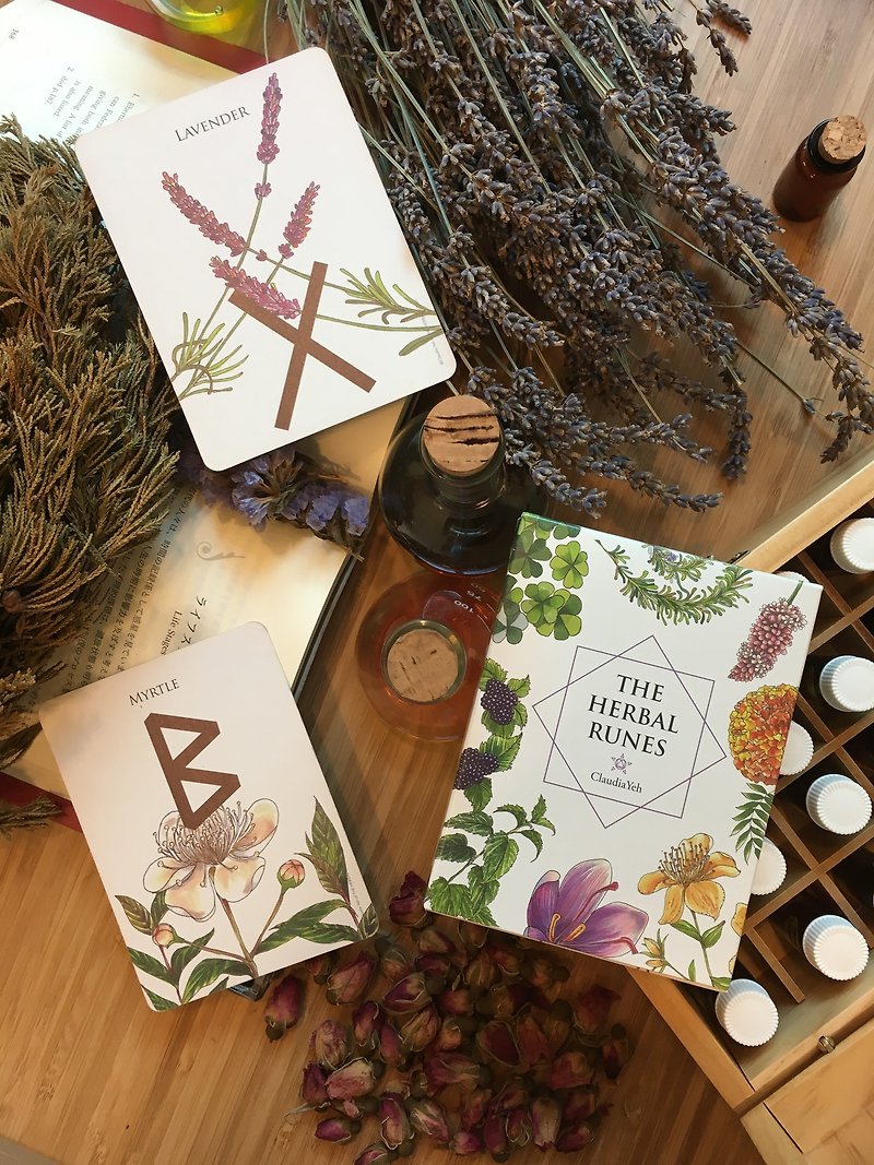 The Herbal Rune - Cards & Postcards - Paper 