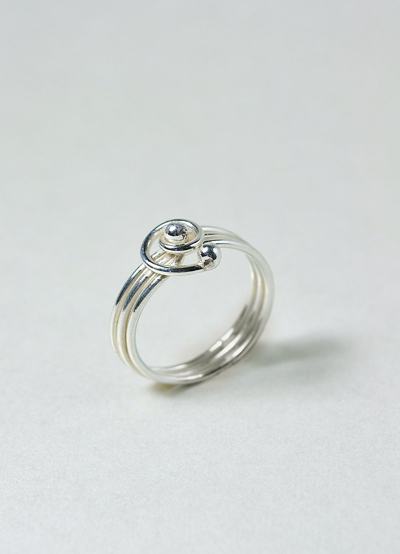 Round Rim Series/ Pearl Ring/ 925 Sterling Silver/ Ring - General Rings - Sterling Silver 