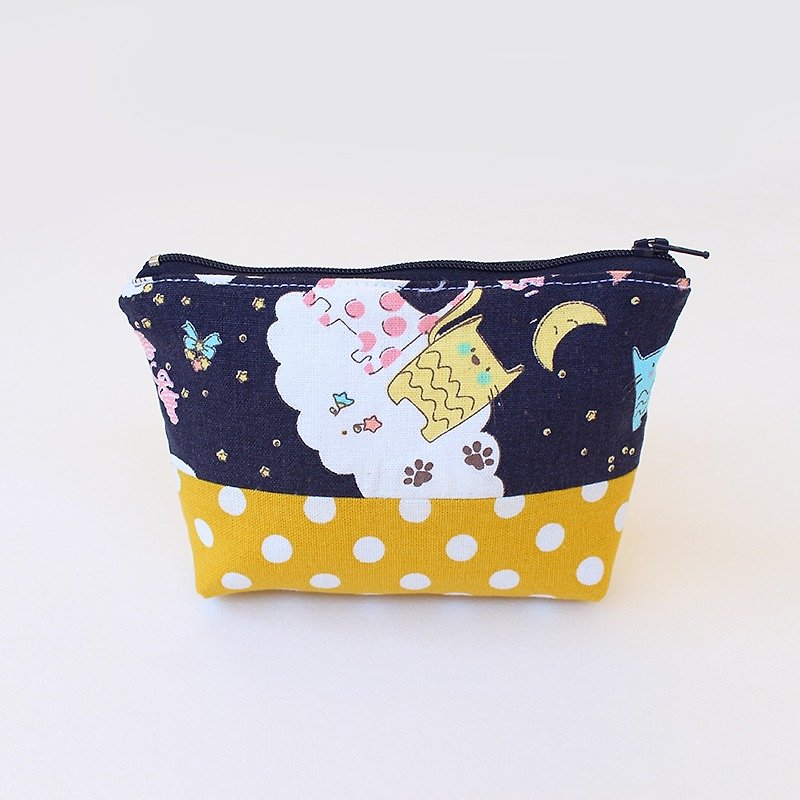 Dream cat stitching package / purse - Wallets - Cotton & Hemp 