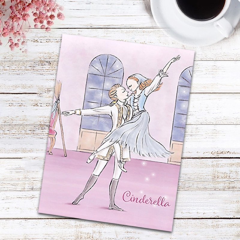 Yizike Ballet | Cinderella Duet (2) A5 Notebook - สมุดบันทึก/สมุดปฏิทิน - กระดาษ 