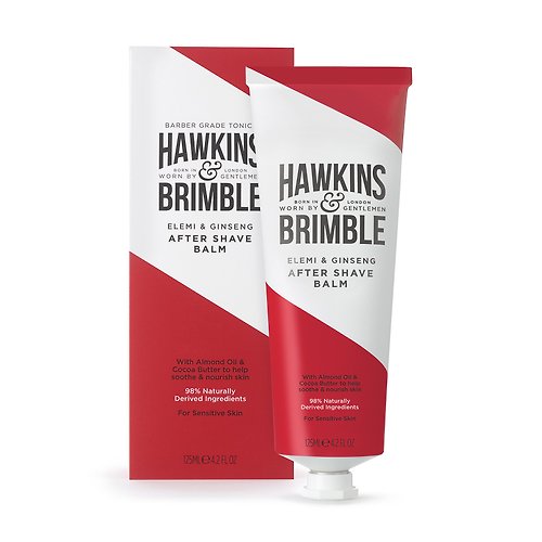 Hawkins & Brimble 英國霍金斯 專業男士理容 台灣總代理 可可油鬍後修護乳 125ML