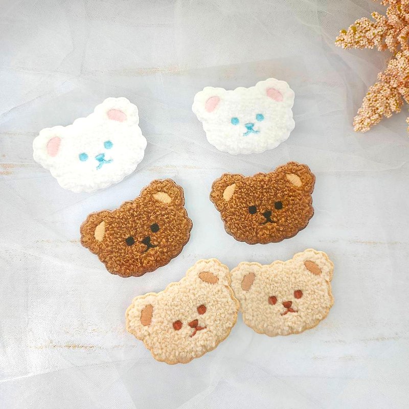 Curl Bear Embroidery Heat Transfer Sticker for Cloth |DIY Fabric Printing - Stickers - Waterproof Material 