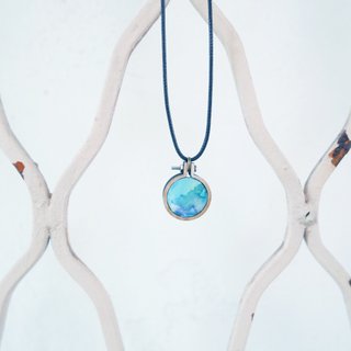 刺繍手染めの木箱のネックレス/一方だけがなくなっ/バレンタインデーの贈り物を販売しました