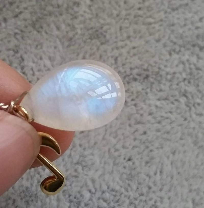 Large Sizes DN01 No. Moonstone - Necklaces - Gemstone Blue