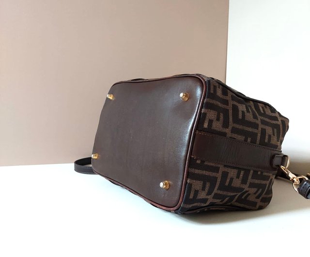 厳選商品】Fendi ズッカ柄 ヴィンテージ ボストン ミニバッグ