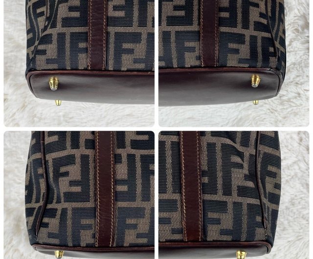 厳選商品】Fendi ズッカ柄 ヴィンテージ ボストン ミニバッグ