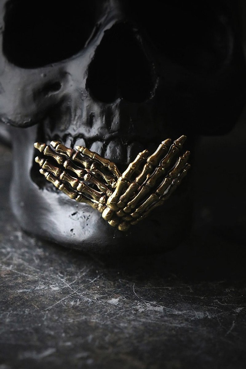 Hand Skeleton Cufflinks. - Cuff Links - Other Metals 