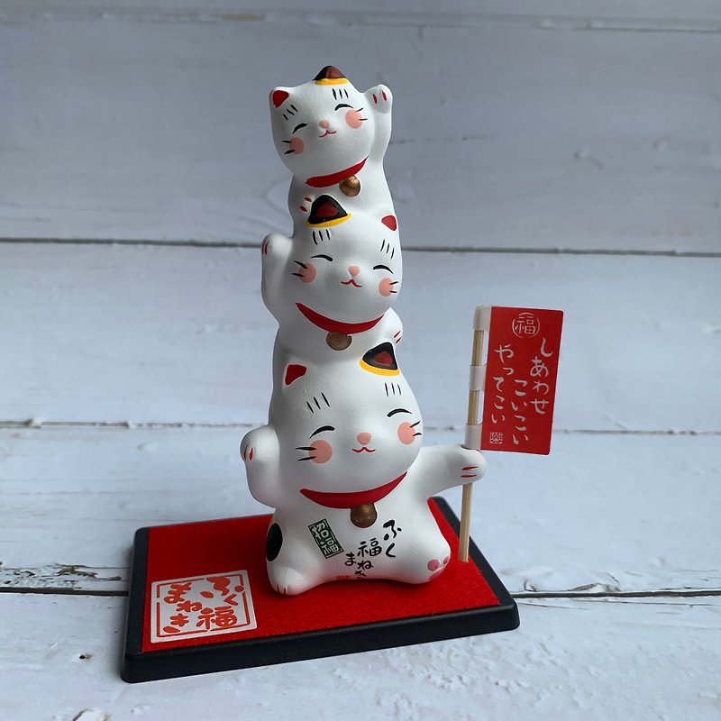 Jincai lucky cat - small - Items for Display - Pottery 
