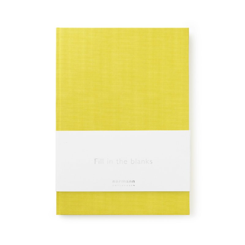Daily Fiction Notebook - Large / Mustard - Notebooks & Journals - Paper Yellow