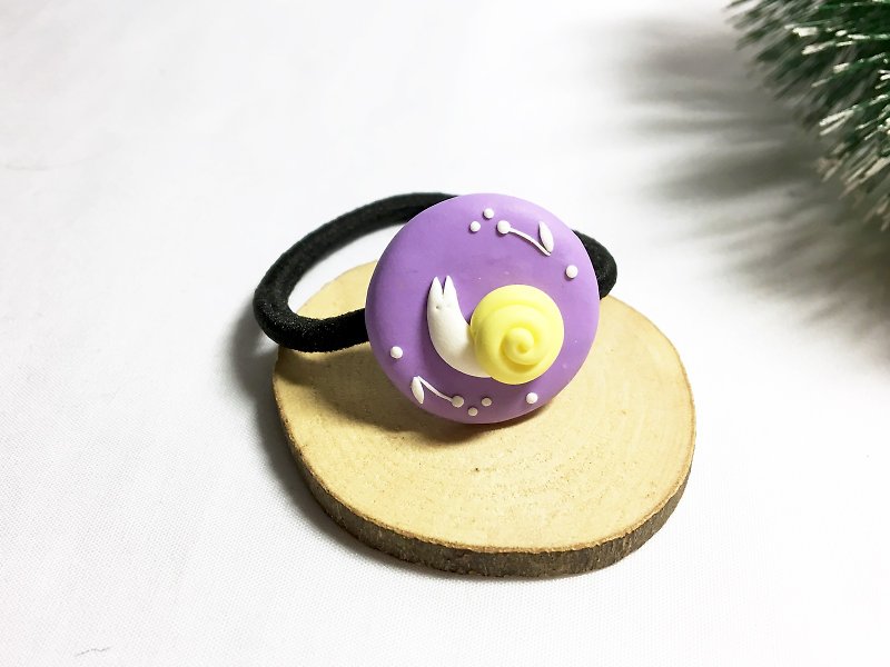 Little Snail Hair Band (Purple) Hair Band | Lovely snail Hair band | FIFI CLAY - Hair Accessories - Paper Purple