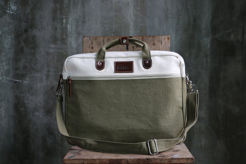 BAG UP : LAPTOP BAG:  (13-Inch/ 16-Inch) - 電腦包/筆電包 - 棉．麻 多色