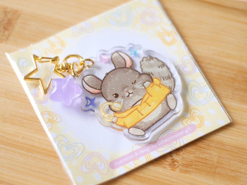 Totoro key chain - Keychains - Acrylic Yellow