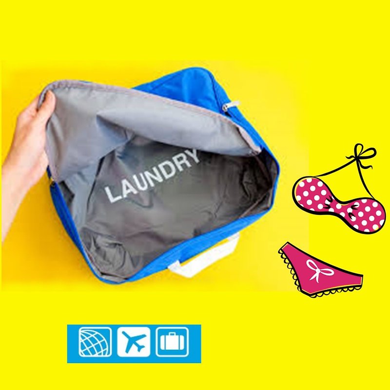 [New York Tide Brand] FLIGHT001 Thick Nylon Intimate Clothing Storage Bag Set (Small) - Other - Nylon 