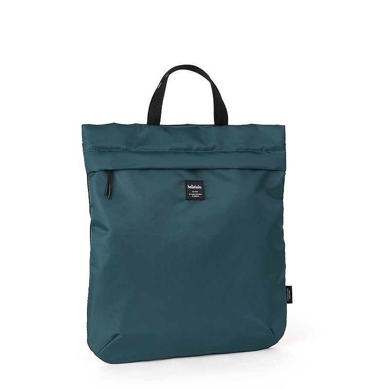 Tooli | Ari 14 inch Laptop Case Sleeve 3-way Crossbody Bag (Teal Green) - กระเป๋าแล็ปท็อป - เส้นใยสังเคราะห์ สีเขียว