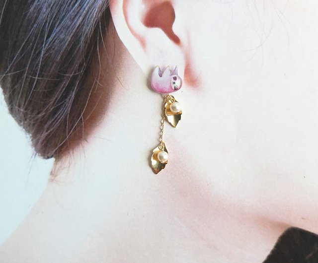 なまけものデザインの片耳ピアス PP】ナマケモノピアス | アクセサリーの卸仕入れならBS