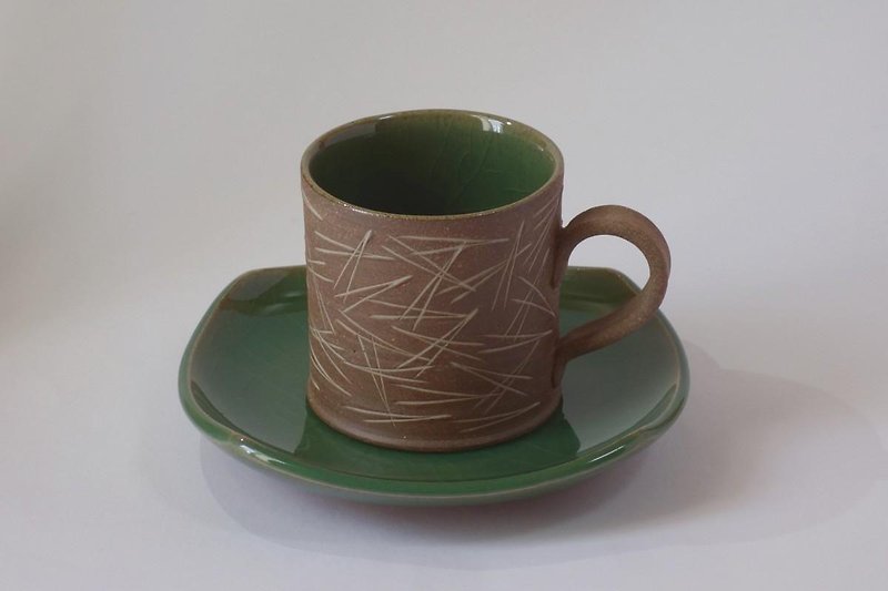 カップ＆ソーサー（セット） - 咖啡杯 - 陶 