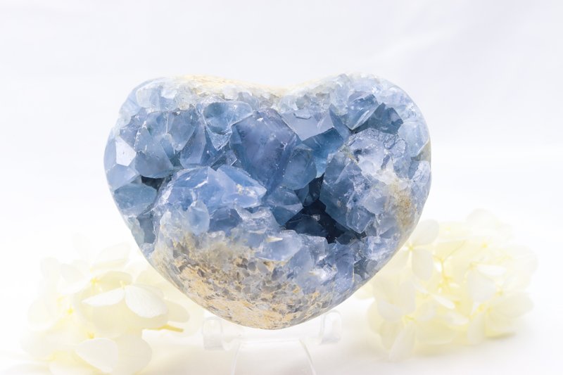 天青石愛心 - 擺飾/家飾品 - 水晶 藍色