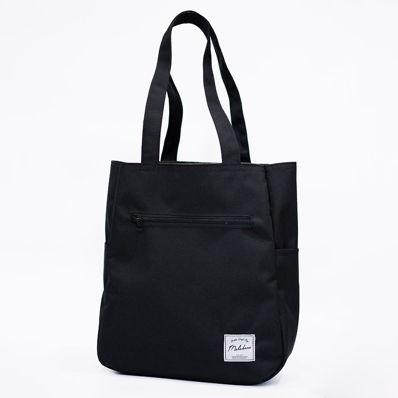 Malabaru NARA Tote bag, shoulder bag Document bag, work bag - 手袋/手提袋 - 尼龍 黑色