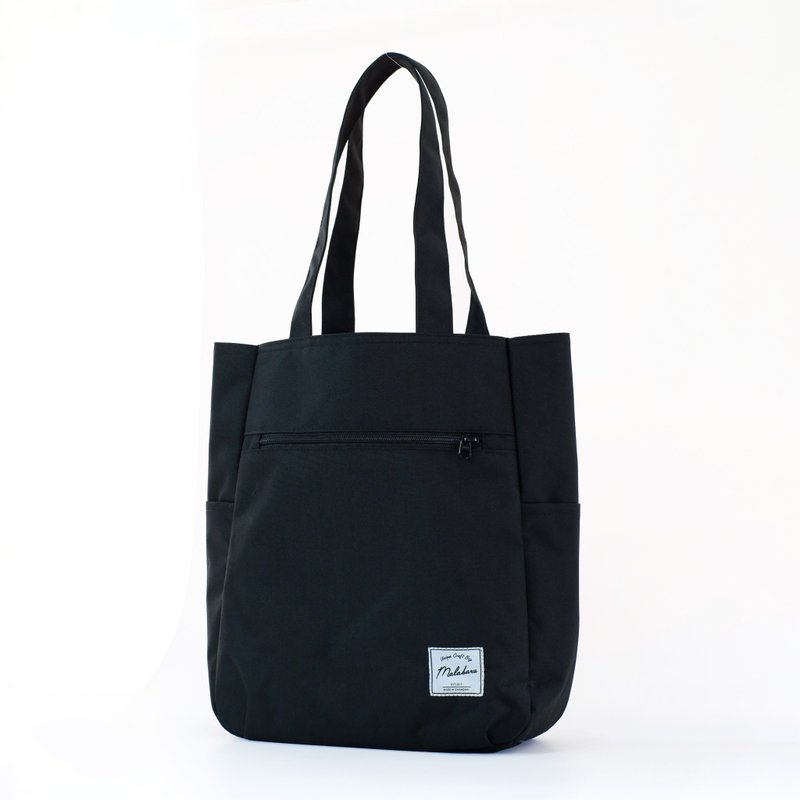 Malabaru NARA Tote bag, shoulder bag Document bag, work bag - 手提包/手提袋 - 尼龍 黑色