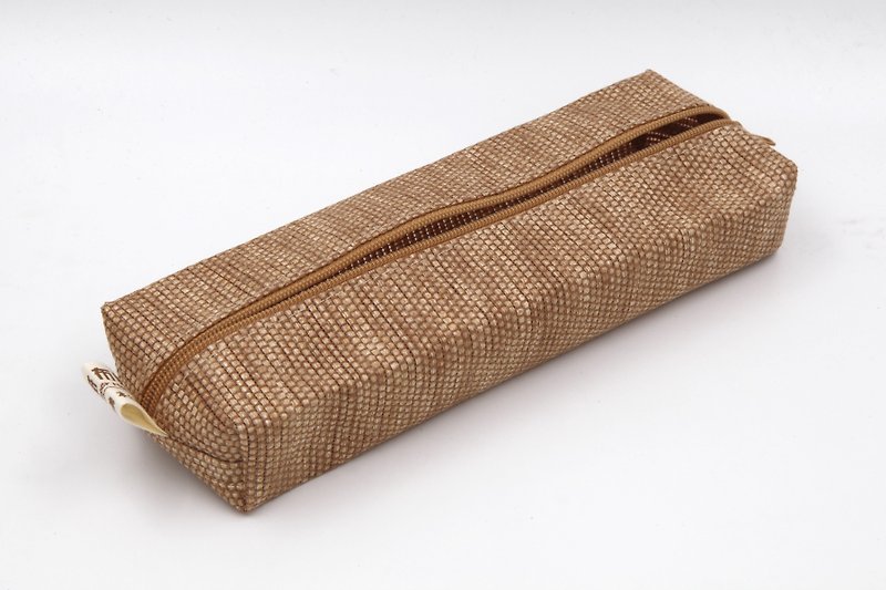 [Paper cloth home] pencil case, stationery bag (light brown) - Pencil Cases - Paper Khaki