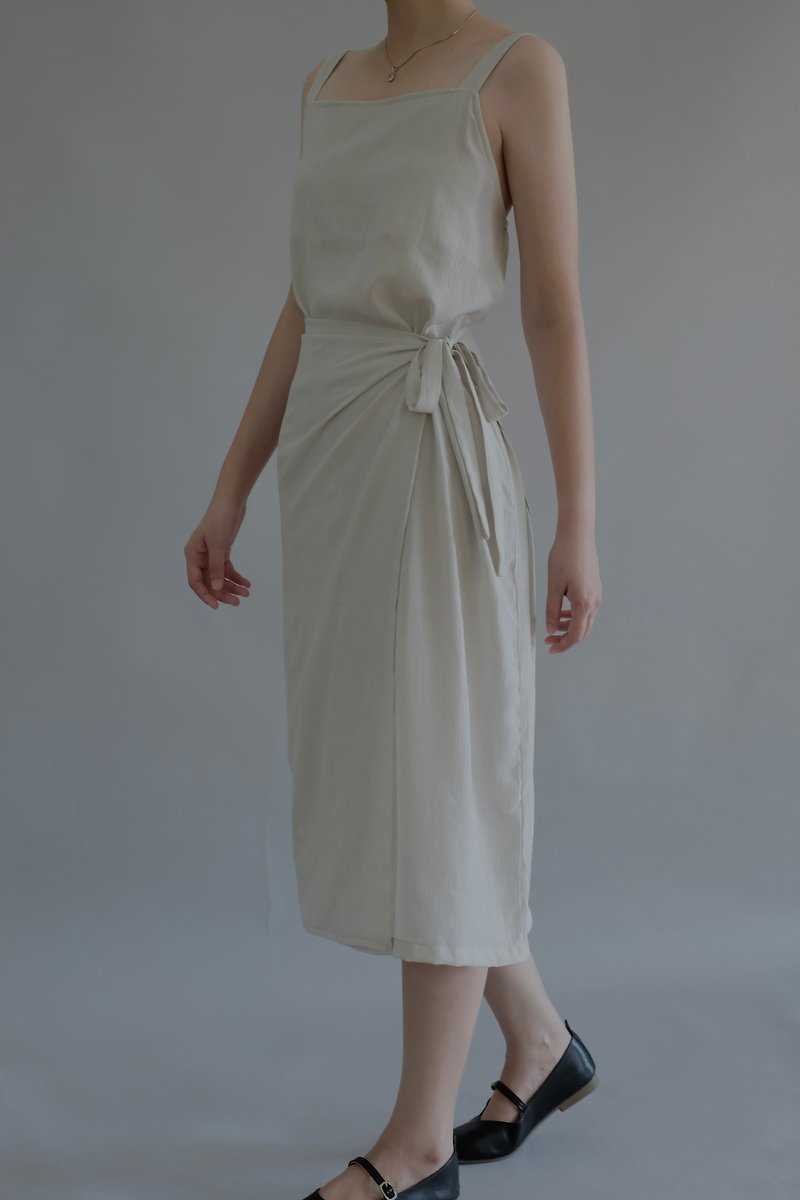 Tinawrap dress + skirt - 連身裙 - 其他材質 多色