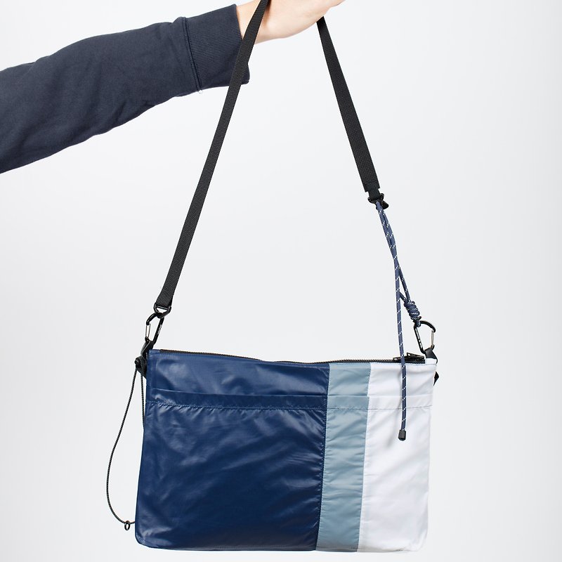 Errorism * Colour blocking shoulder bag - กระเป๋าแมสเซนเจอร์ - วัสดุกันนำ้ 