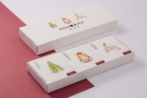 HOHOCHA喝喝茶丨台灣香日月潭紅茶廠 動物三角立體茶包禮盒