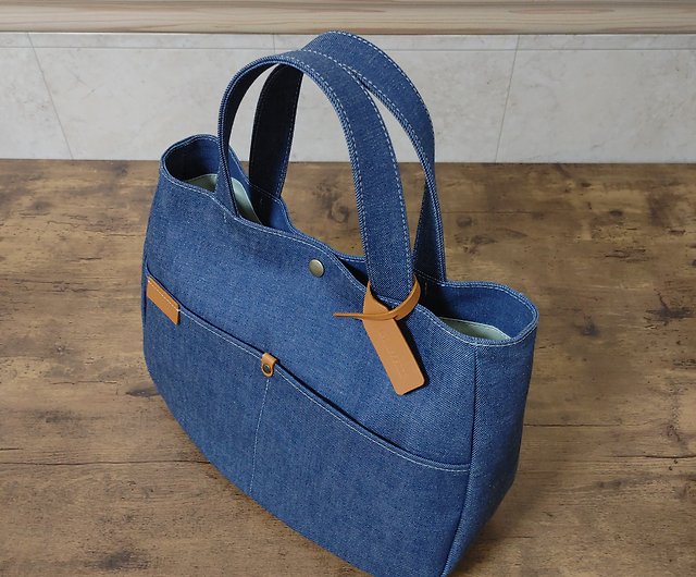 Denim Style Denim Tote Bag LC-ML Indigo - Shop braveryfield Handbags &  Totes - Pinkoi