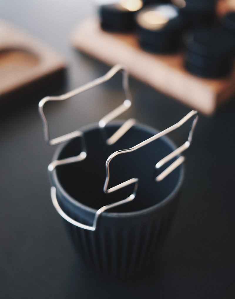 掛耳包手沖架 - 咖啡壺/咖啡器具 - 不鏽鋼 銀色