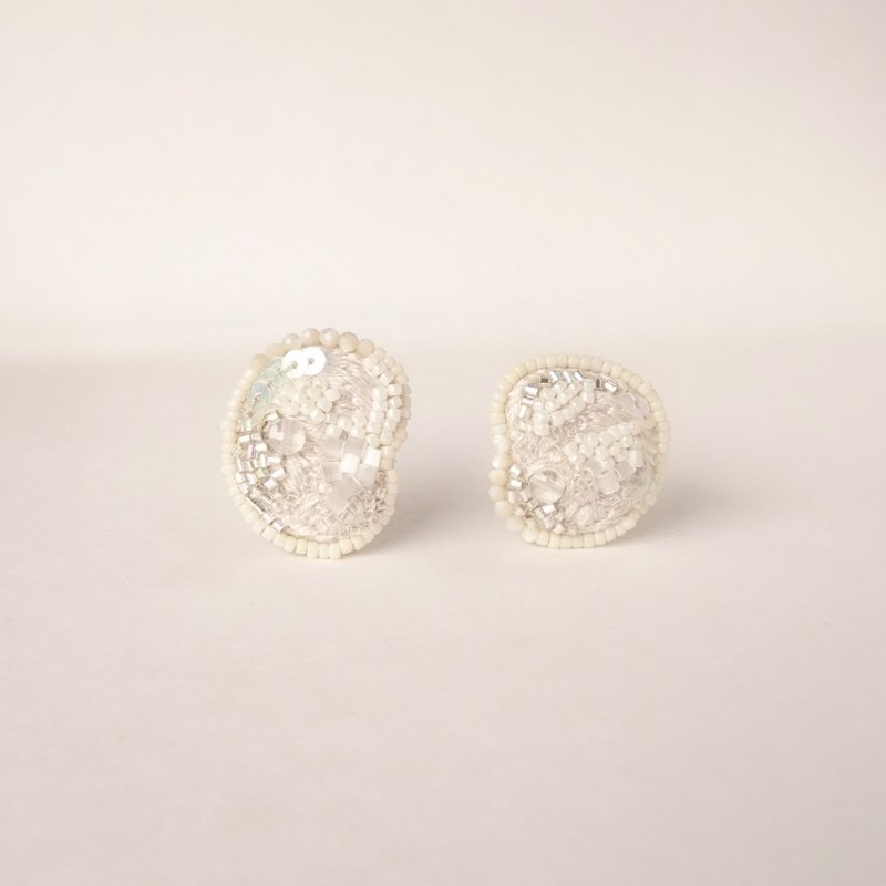 Condensation82 - Earrings & Clip-ons - Thread White